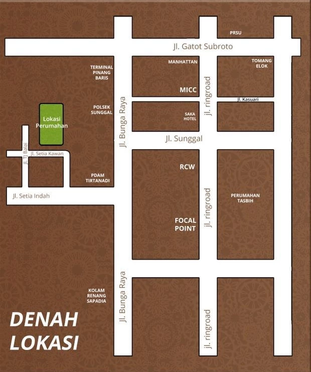 Lokasi-Pondok-Indah-Sunggal
